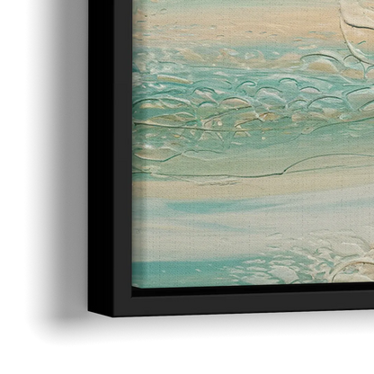Sitka Ocean Breeze - Close-Up Black Frame Canvas