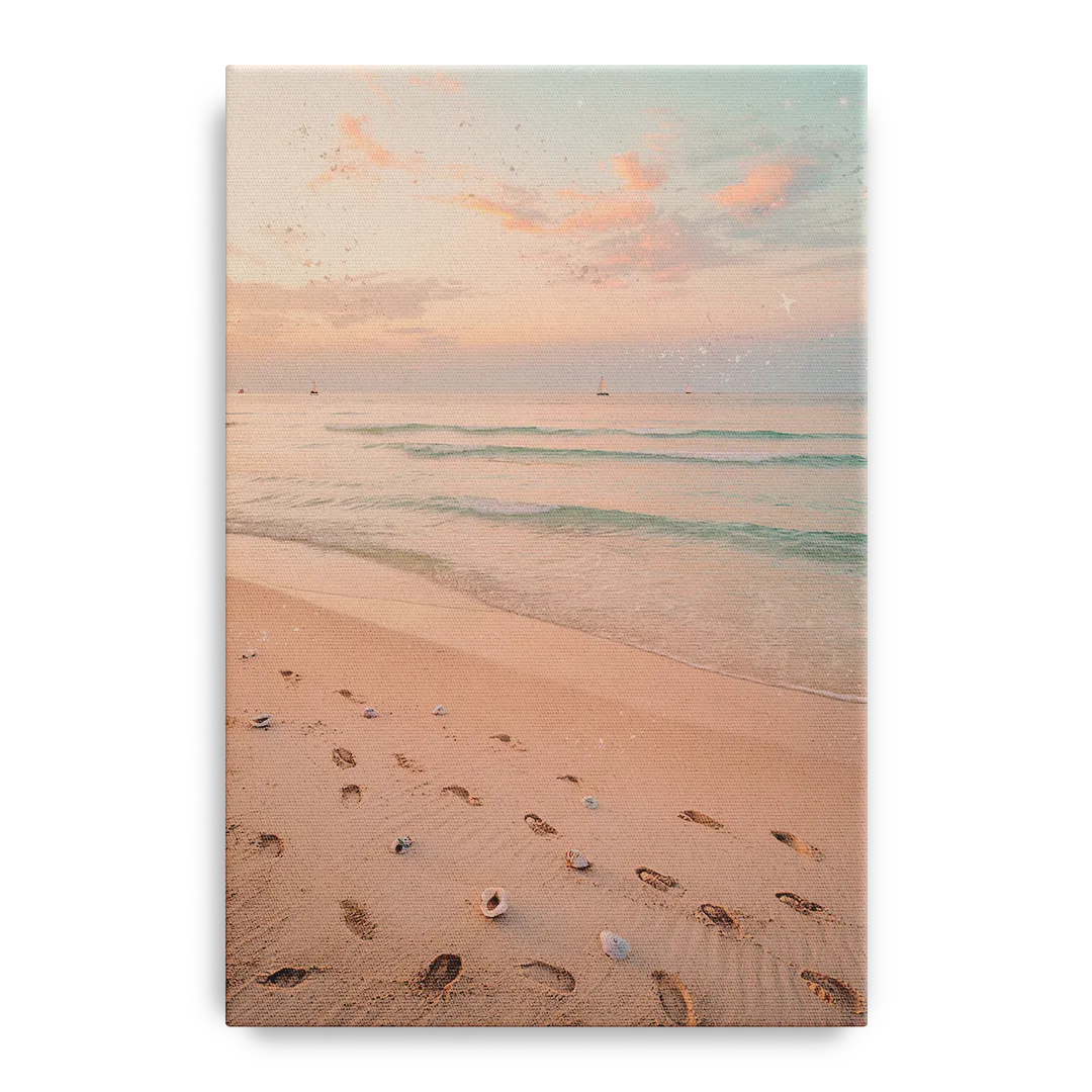 St. Petersburg Beachfront Serenity - Canvas Wall Art