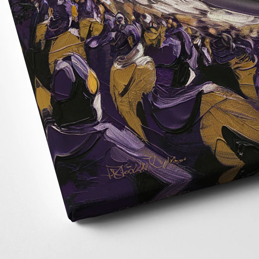 Washington Huskies Spirit Canvas Close Up