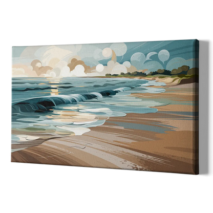 Mobile Coastal Vibes - Canvas Print Art Sides