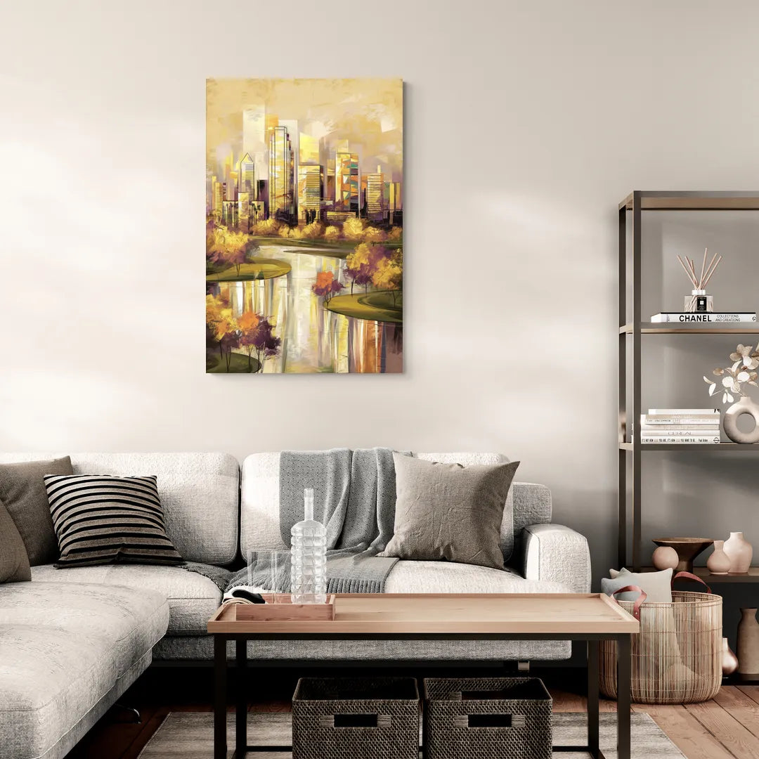Irving Scenic Views - Canvas Wall Art Living Room
