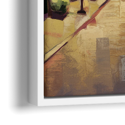 Park City Historic Main Street - Close-Up White Frame Canvas