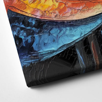 Des Moines Historic Landmarks Canvas Close Up