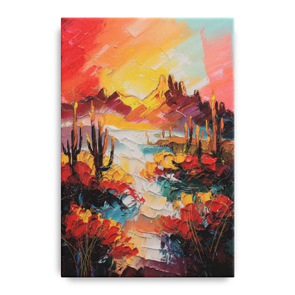 Phoenix Mountain Horizon - Canvas Wall Art