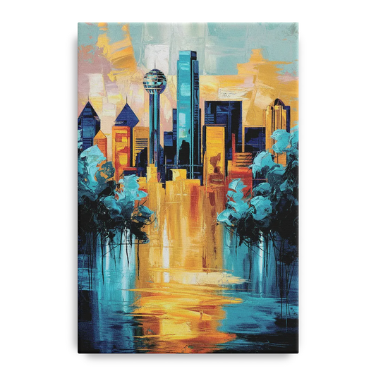 Dallas Historic Landmarks - Canvas Wall Art