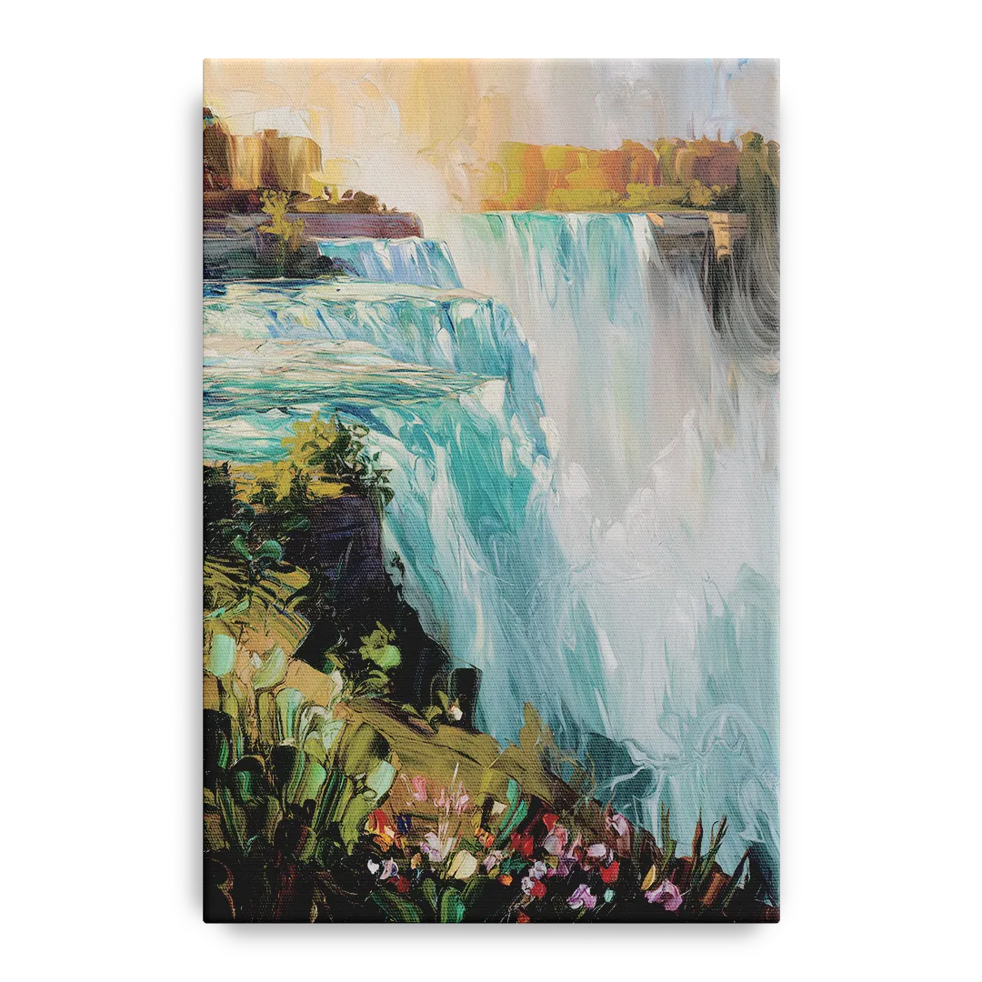 Buffalo Niagara Falls View - Canvas Wall Art