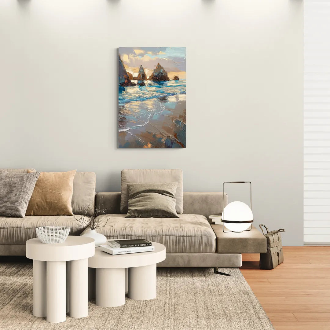 Bandon Seaside Serenity - Canvas Wall Art Living Room