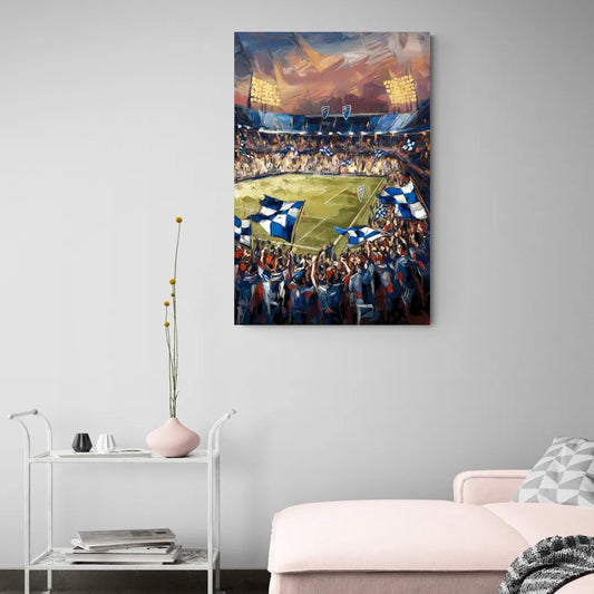 Kansas City Sporting KC Tribute - Canvas Wall Art Living Room
