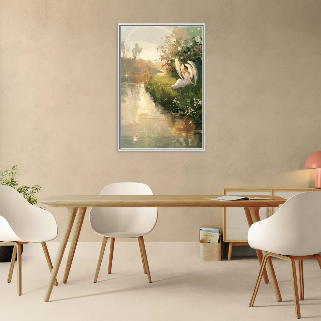 Riverside Riverside Angels Tribute - Living Room White Frame Canvas