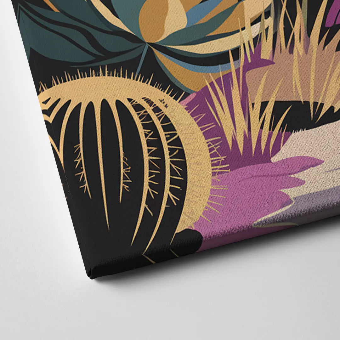 Palm Springs Desert Bloom Canvas Close Up