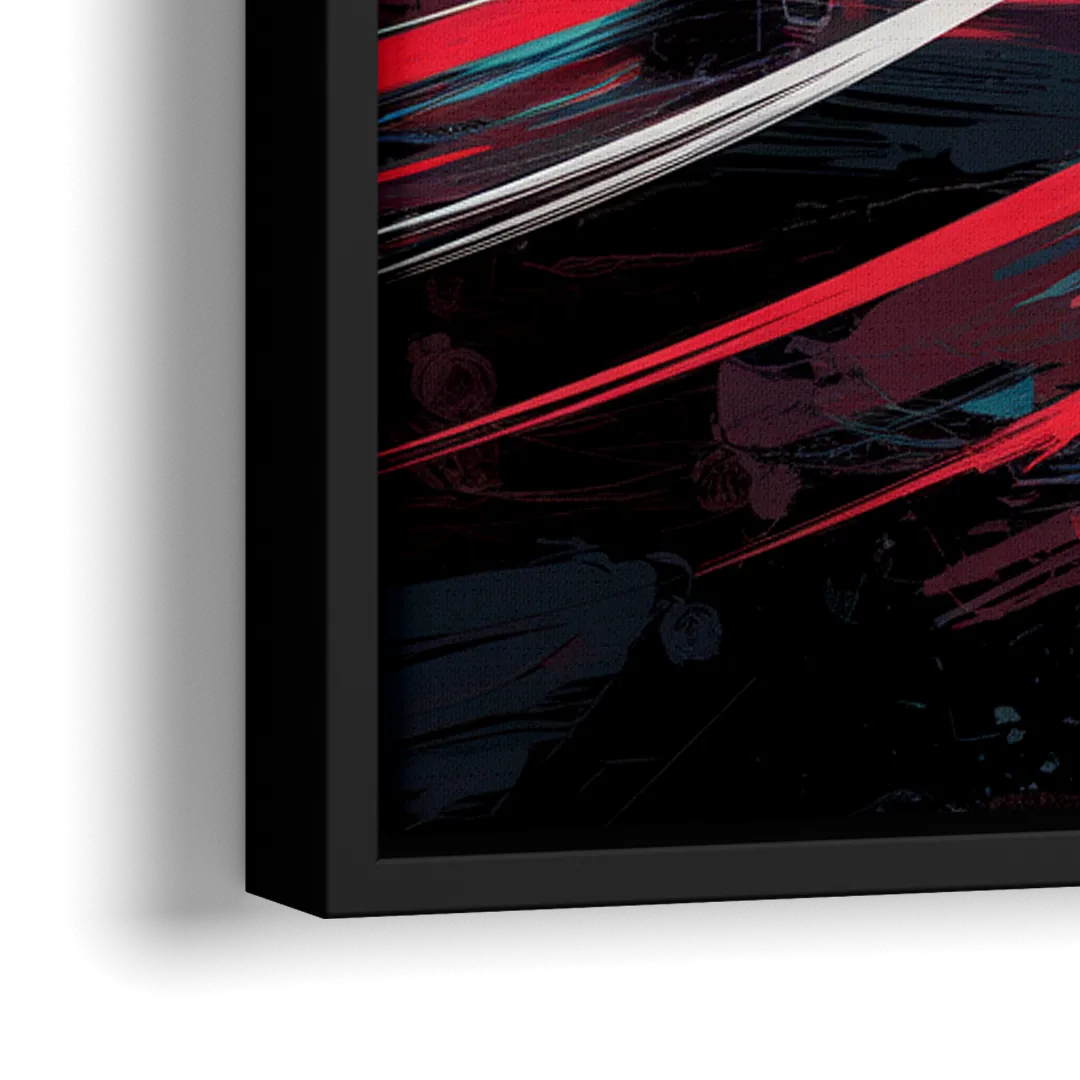 Portland Trail Blazers Fans - Close-Up Black Frame Canvas