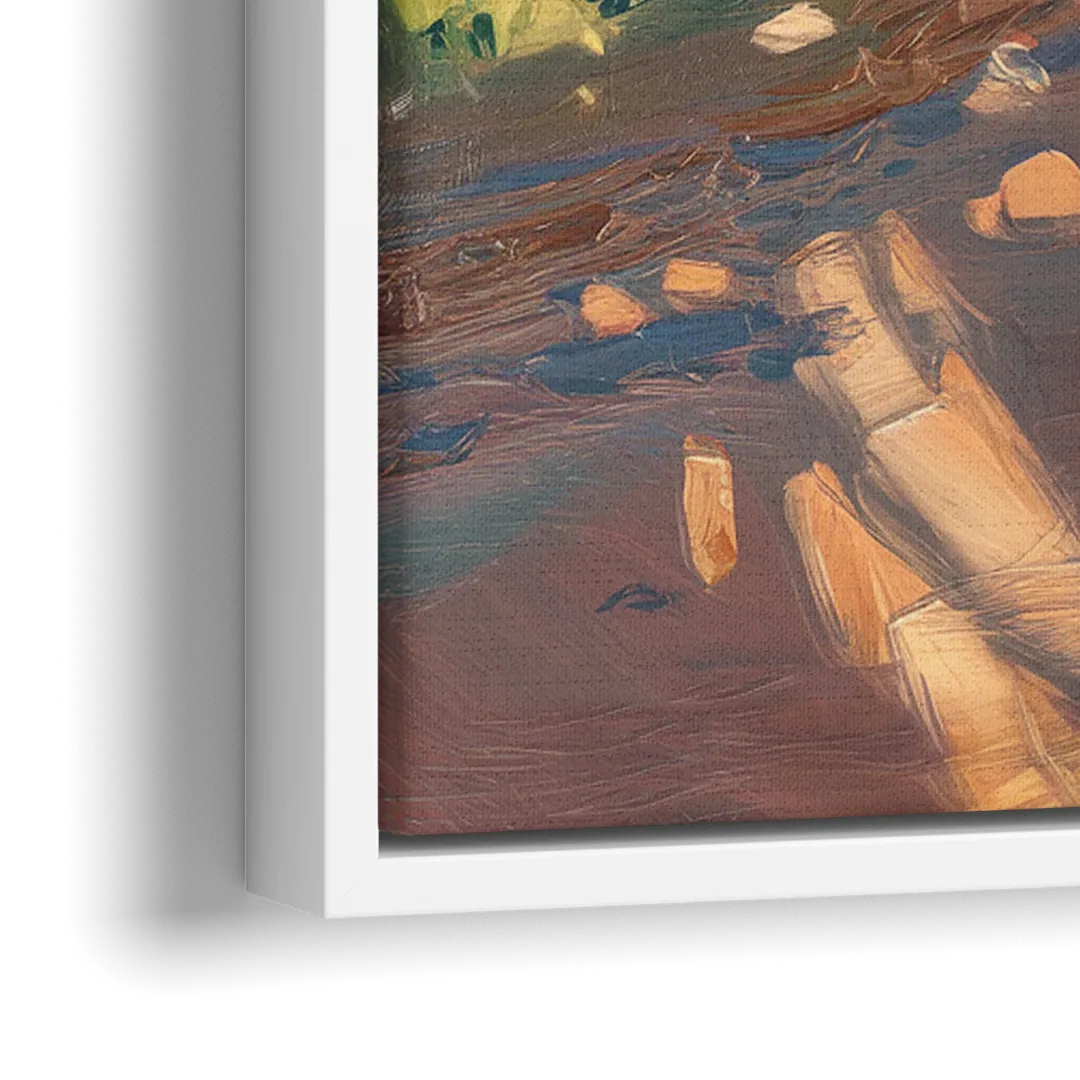 Glendale Nature Trails - Close-Up White Frame Canvas