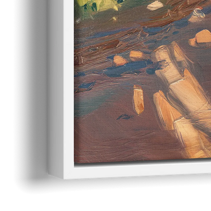 Glendale Nature Trails - Close-Up White Frame Canvas