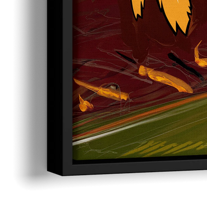 Washington Commanders Legacy - Close-Up Black Frame Canvas