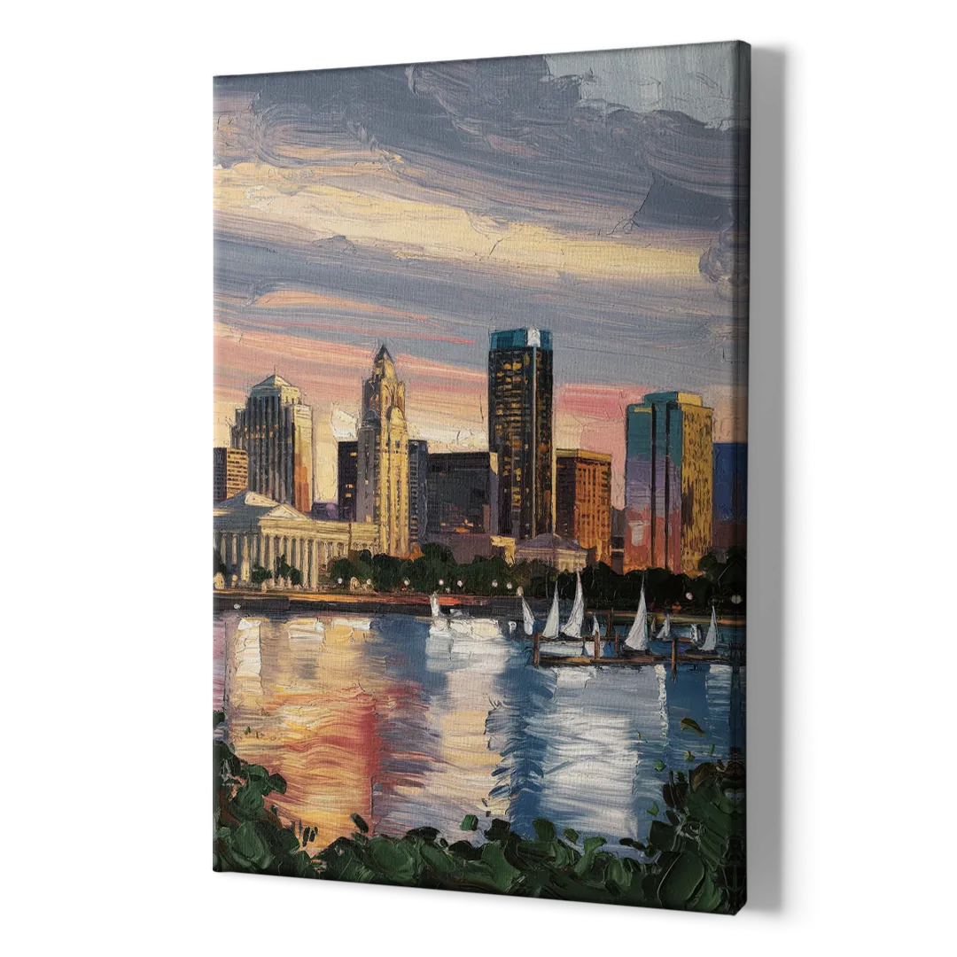 Milwaukee Historic Landmarks - Canvas Print Art Sides
