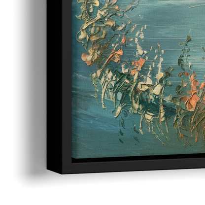 Garland Lakeside Serenity - Close-Up Black Frame Canvas