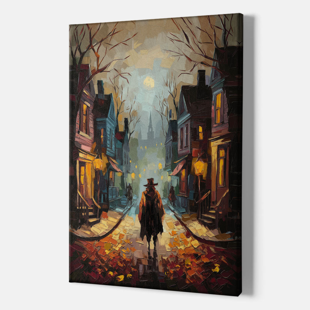 Salem Historic Downtown - Canvas Wall Art Indoor