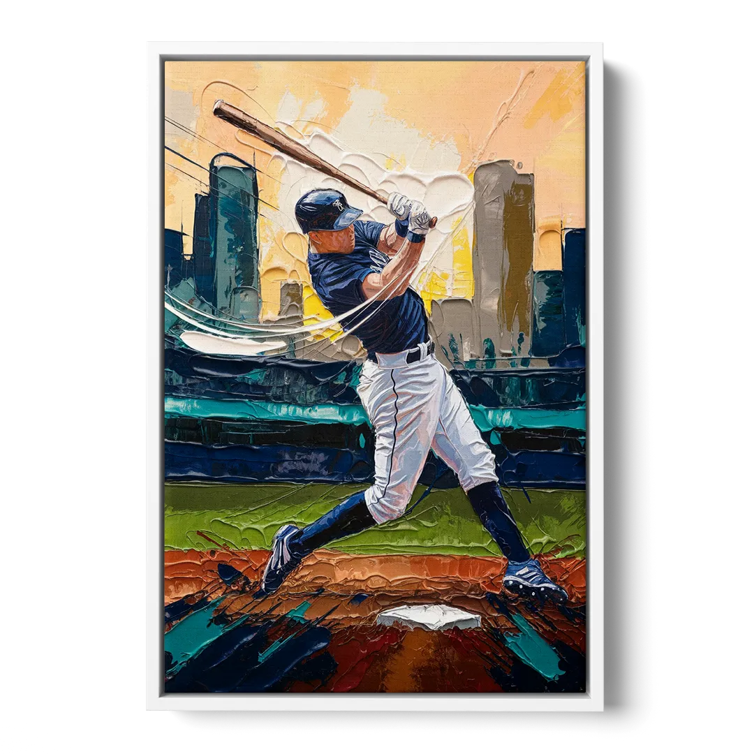 Tacoma Mariners Fan Tribute - White Frame Canvas