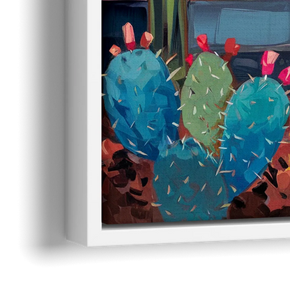 Scottsdale Downtown Vibes - Close-Up White Frame Canvas
