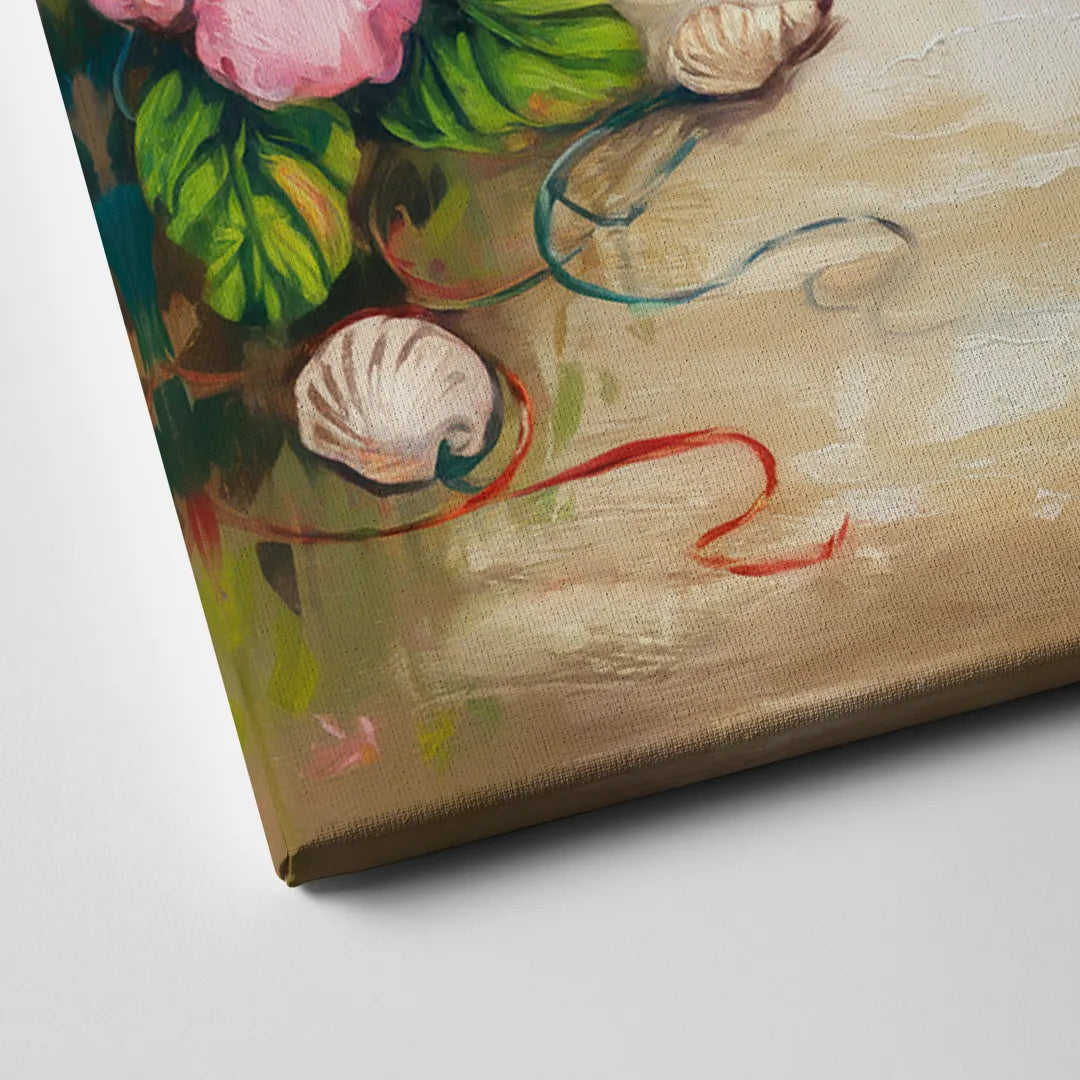 Key West Nautical Charm Canvas Close Up