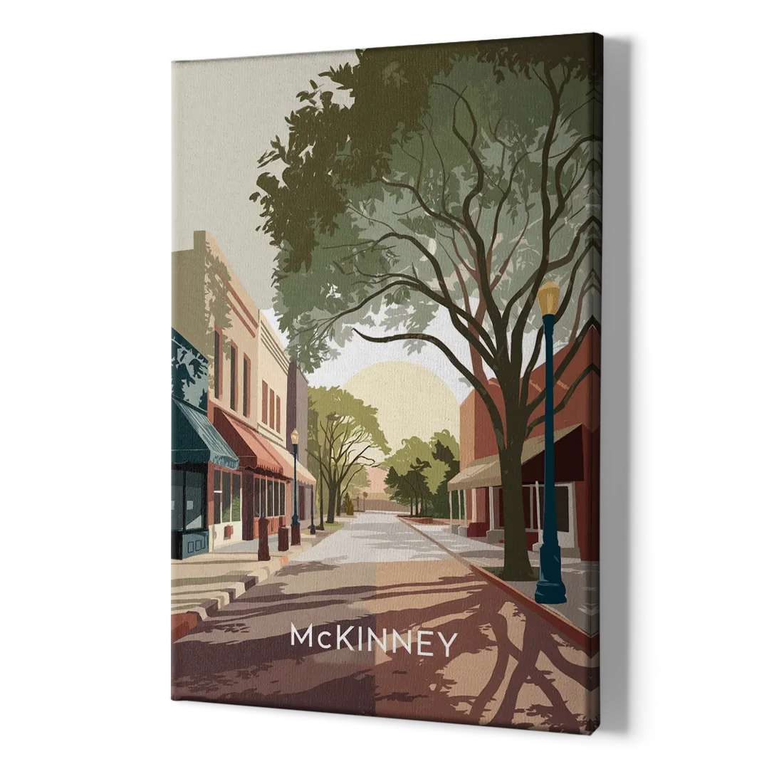 McKinney Artistic Heritage - Canvas Print Art Sides