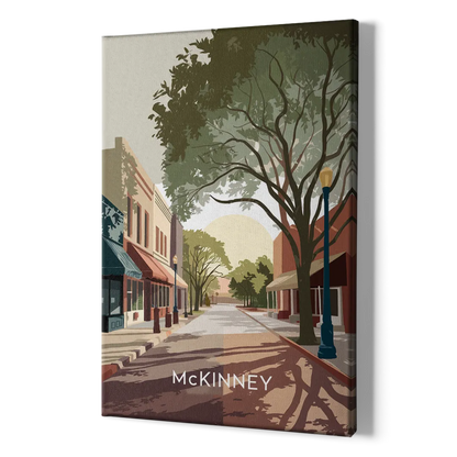 McKinney Artistic Heritage - Canvas Print Art Sides