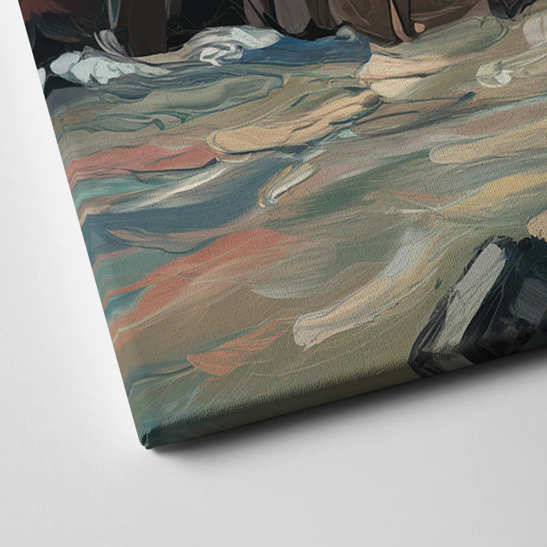 Traverse City Lighthouse View Canvas Close Up