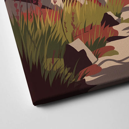 Asheville Appalachian Trail Views Canvas Close Up