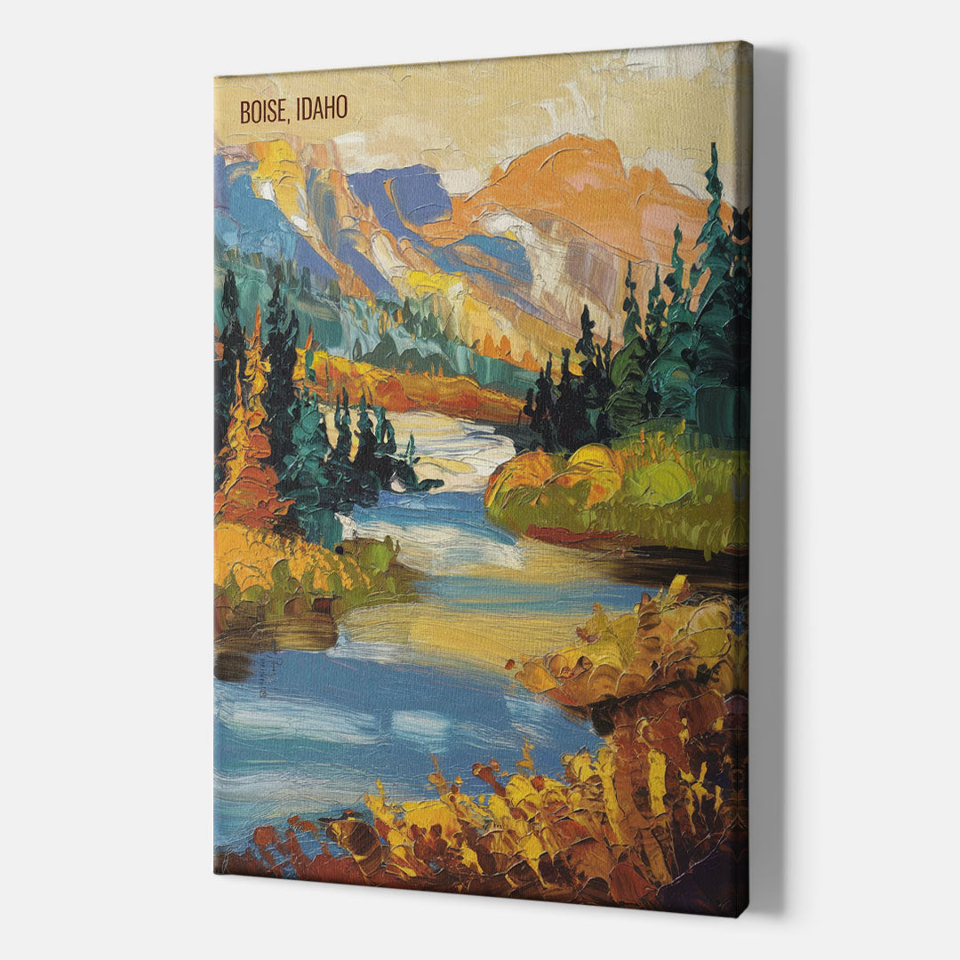 Boise Nature Escape - Canvas Wall Art Indoor