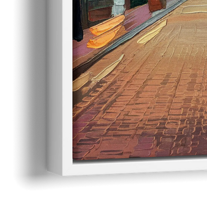 Austin South Congress Aesthetic - Close-Up White Frame Canvas