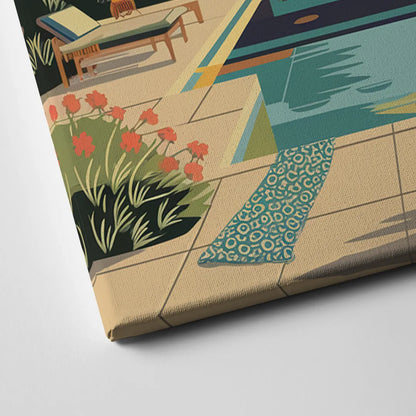 Palm Springs Scenic Getaway Canvas Close Up
