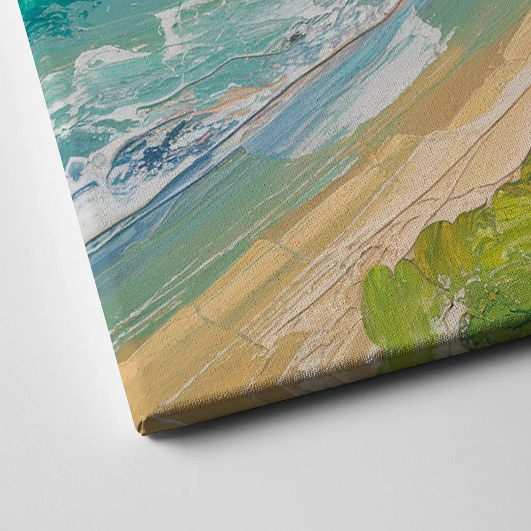 Honolulu Diamond Head View Canvas Close Up