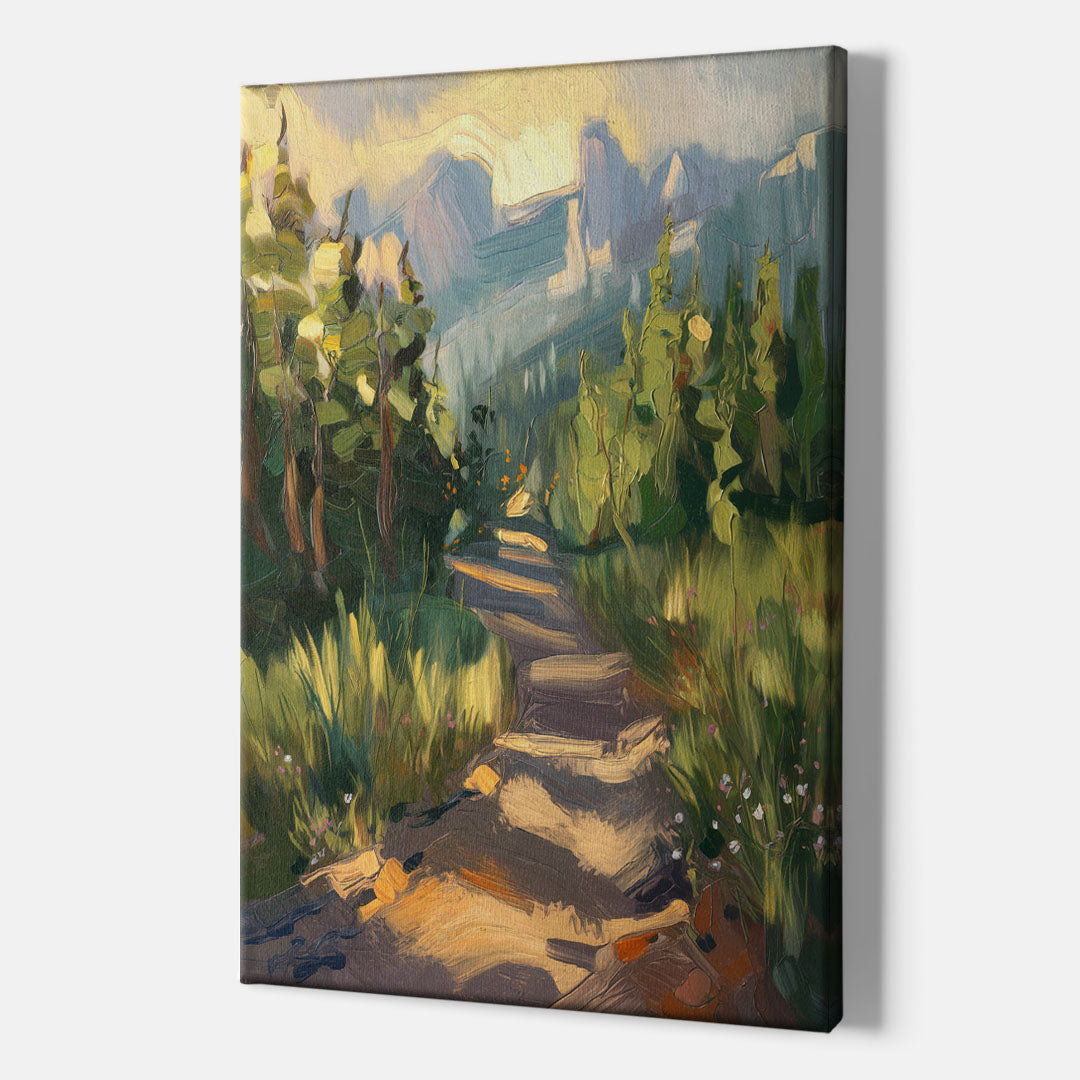 Bozeman Nature Trails - Canvas Wall Art Indoor