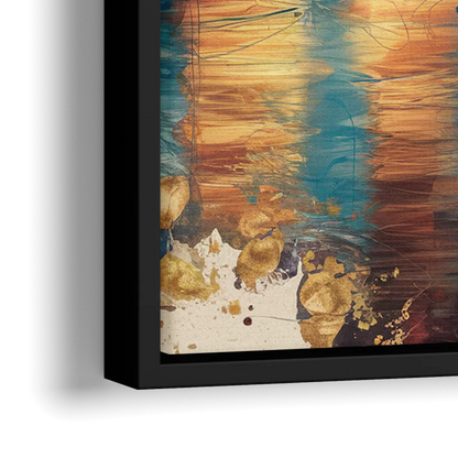 Columbus Historic Landmarks - Close-Up Black Frame Canvas