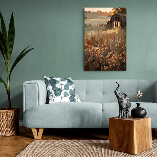 McKinney Rustic Charm - Canvas Wall Art Living Room