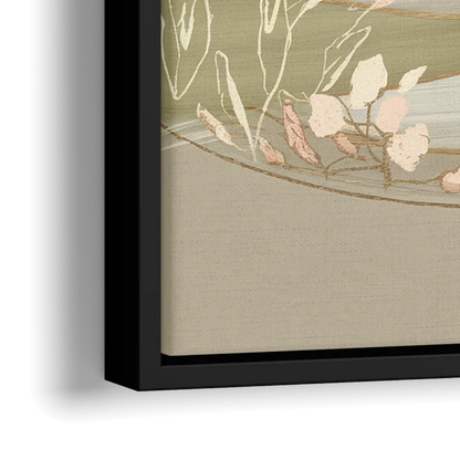 Glendale Rustic Elegance - Close-Up Black Frame Canvas