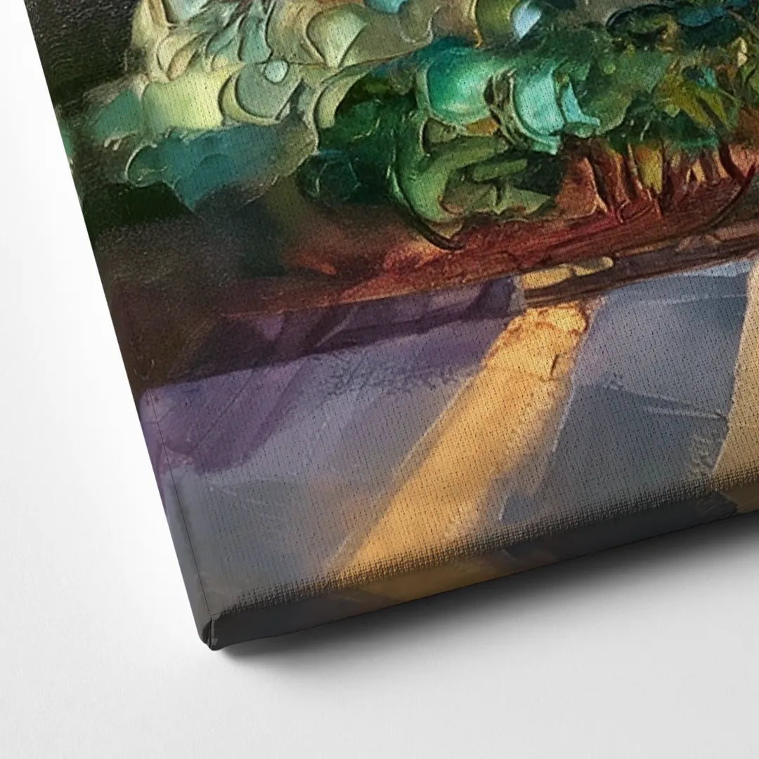 St. Louis Forest Park Landscape Canvas Close Up