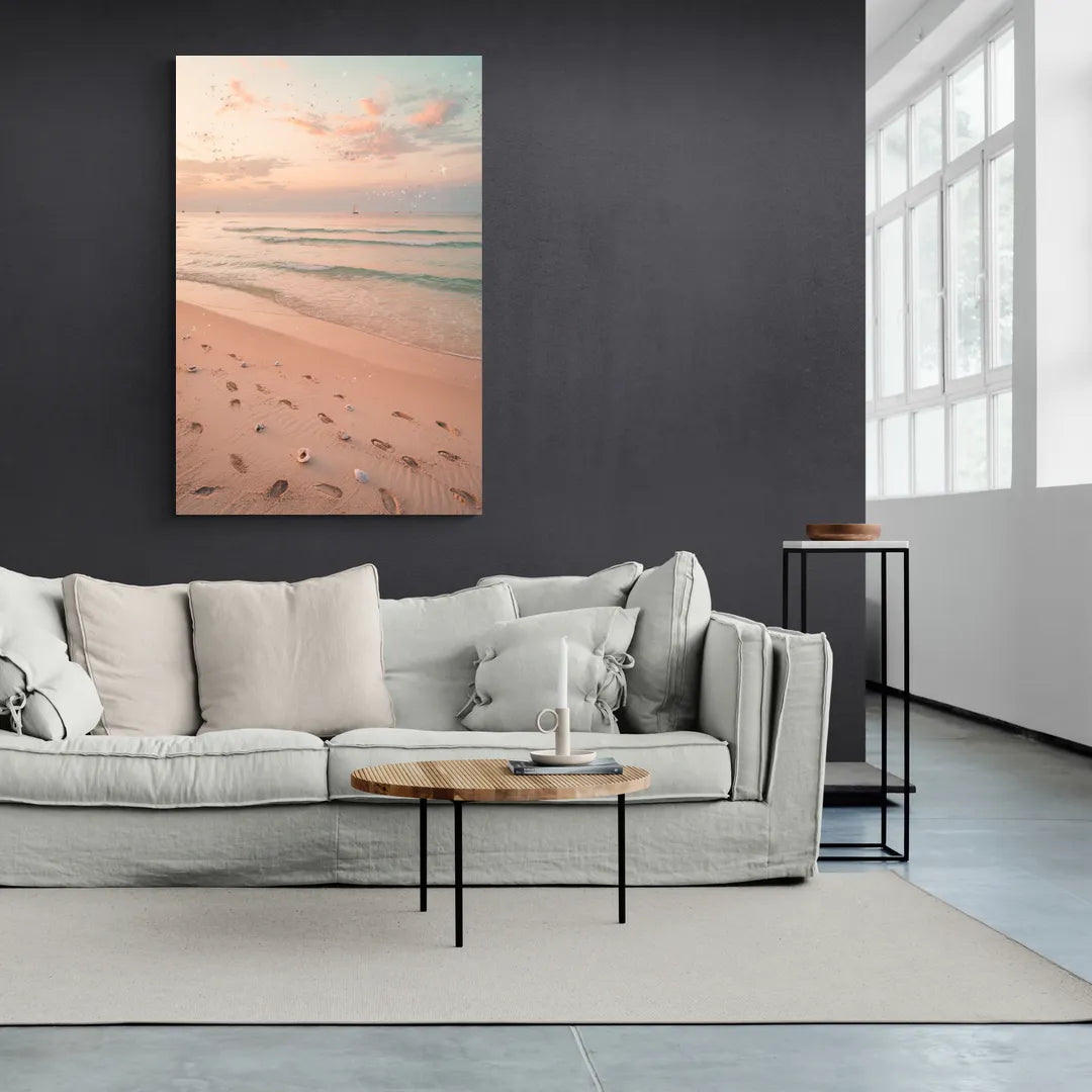 St. Petersburg Beachfront Serenity - Canvas Wall Art Living Room
