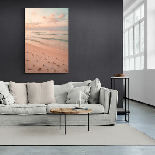 St. Petersburg Beachfront Serenity - Canvas Wall Art Living Room