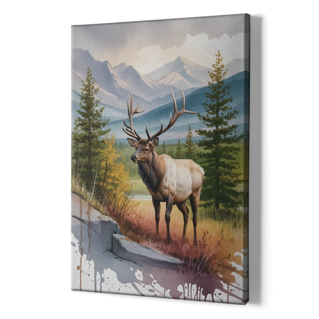 Wildlife of Jasper - Canvas Print Art Sides