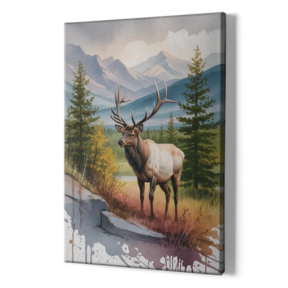 Wildlife of Jasper - Canvas Print Art Sides