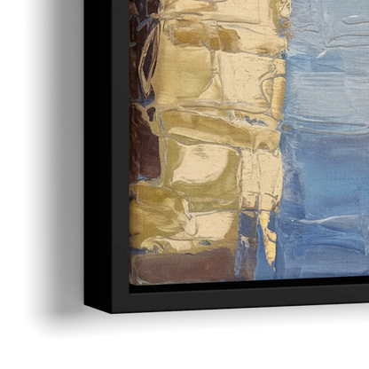 Providence Urban Landscape - Close-Up Black Frame Canvas