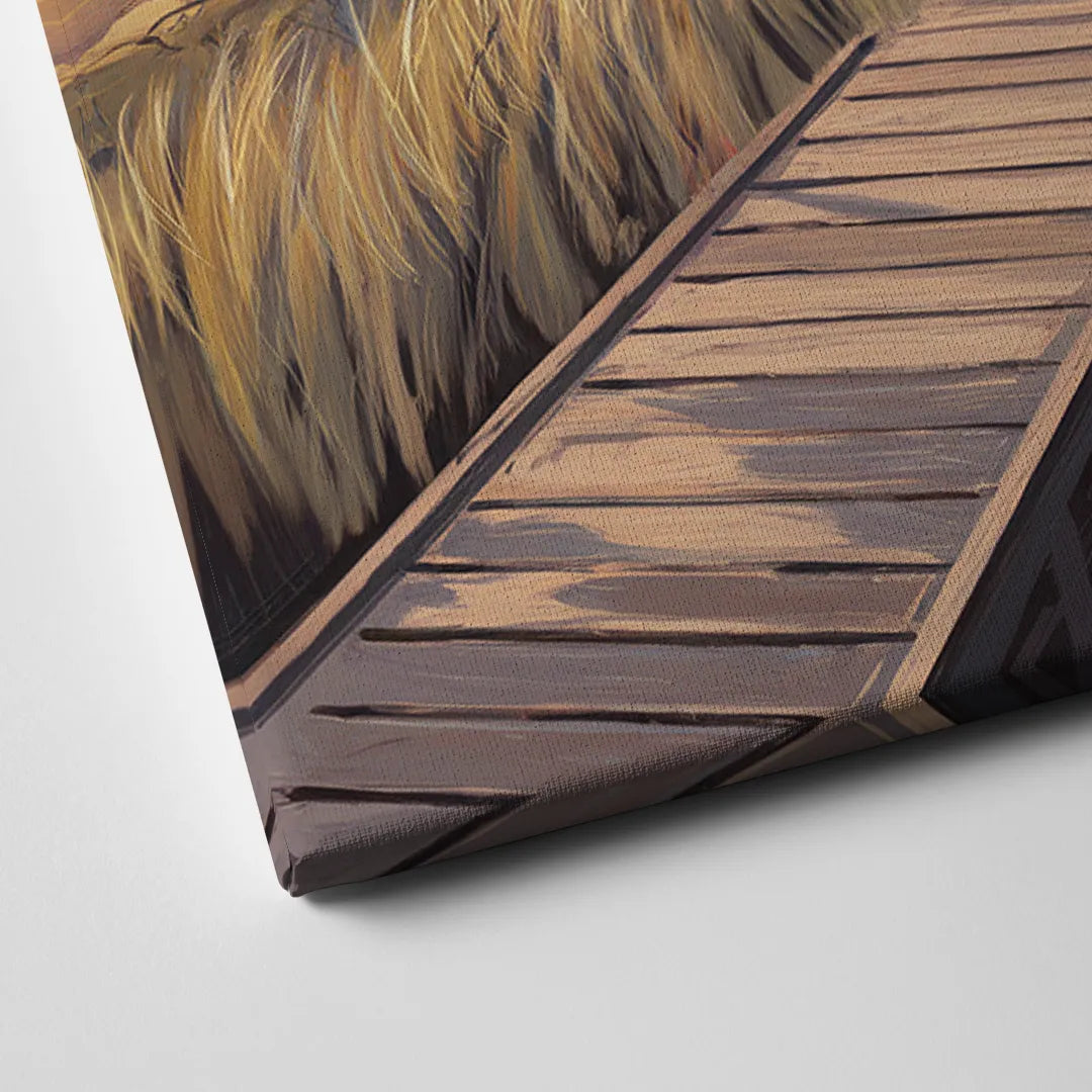 Anchorage Coastal Landscape Canvas Close Up