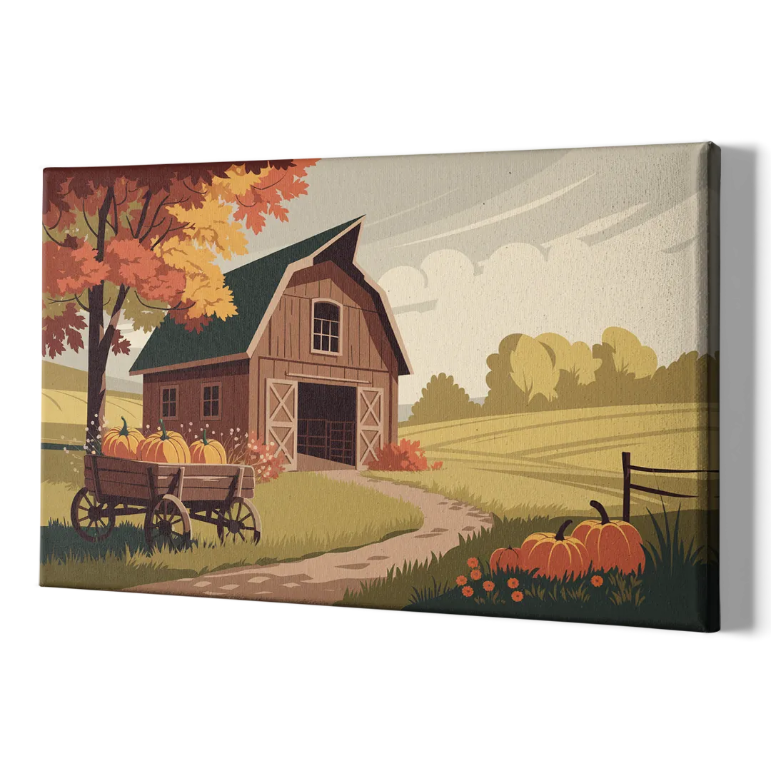 Wichita Rustic Charm - Canvas Print Art Sides