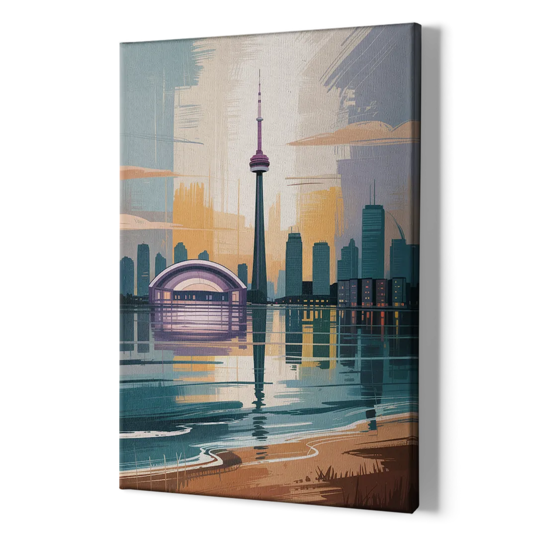 Toronto Waterfront - Canvas Print Art Sides