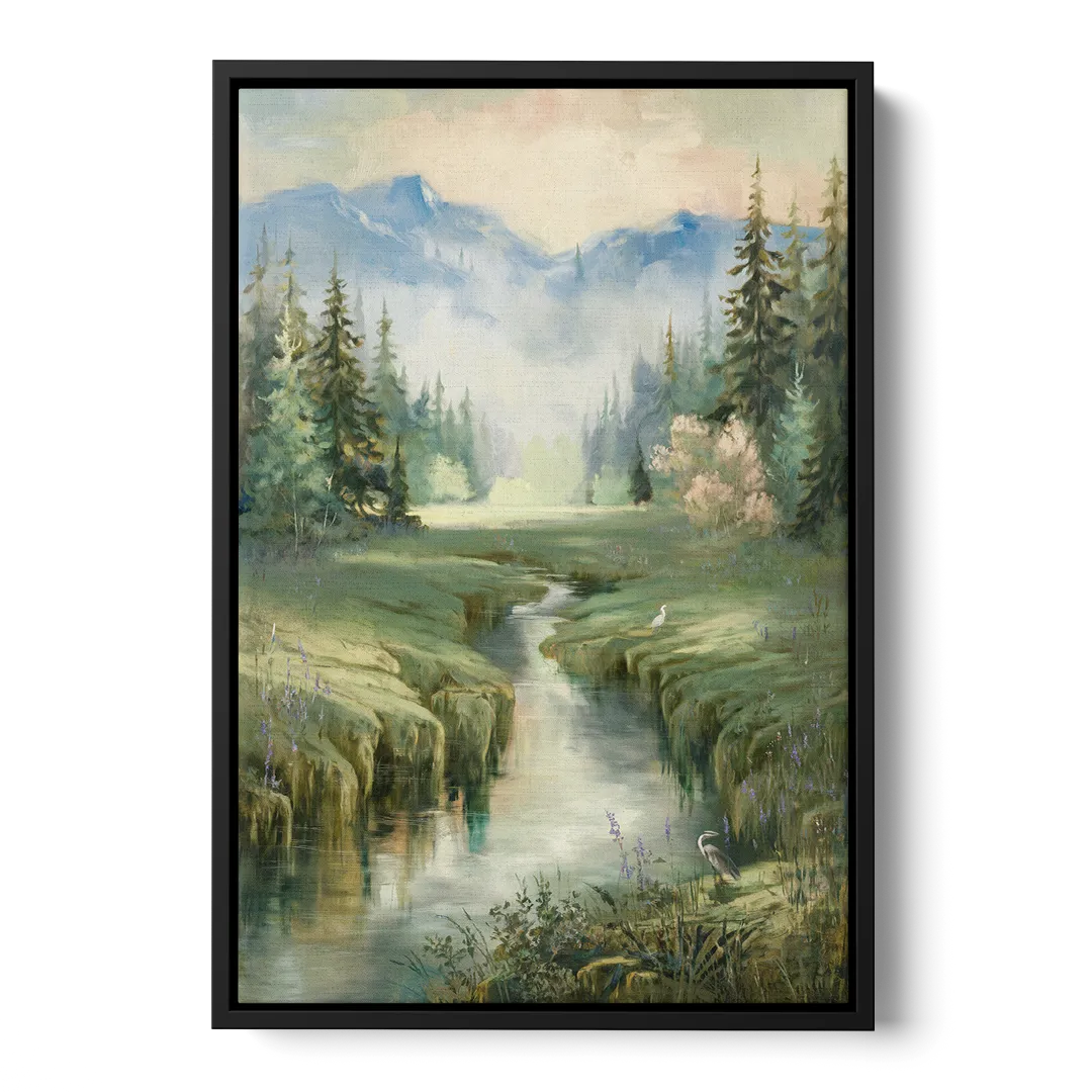 Burlington Nature Escapes - Black Frame Canvas