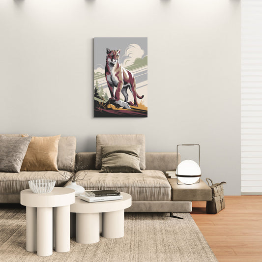 Washington State Cougars Pride - Canvas Wall Art Living Room