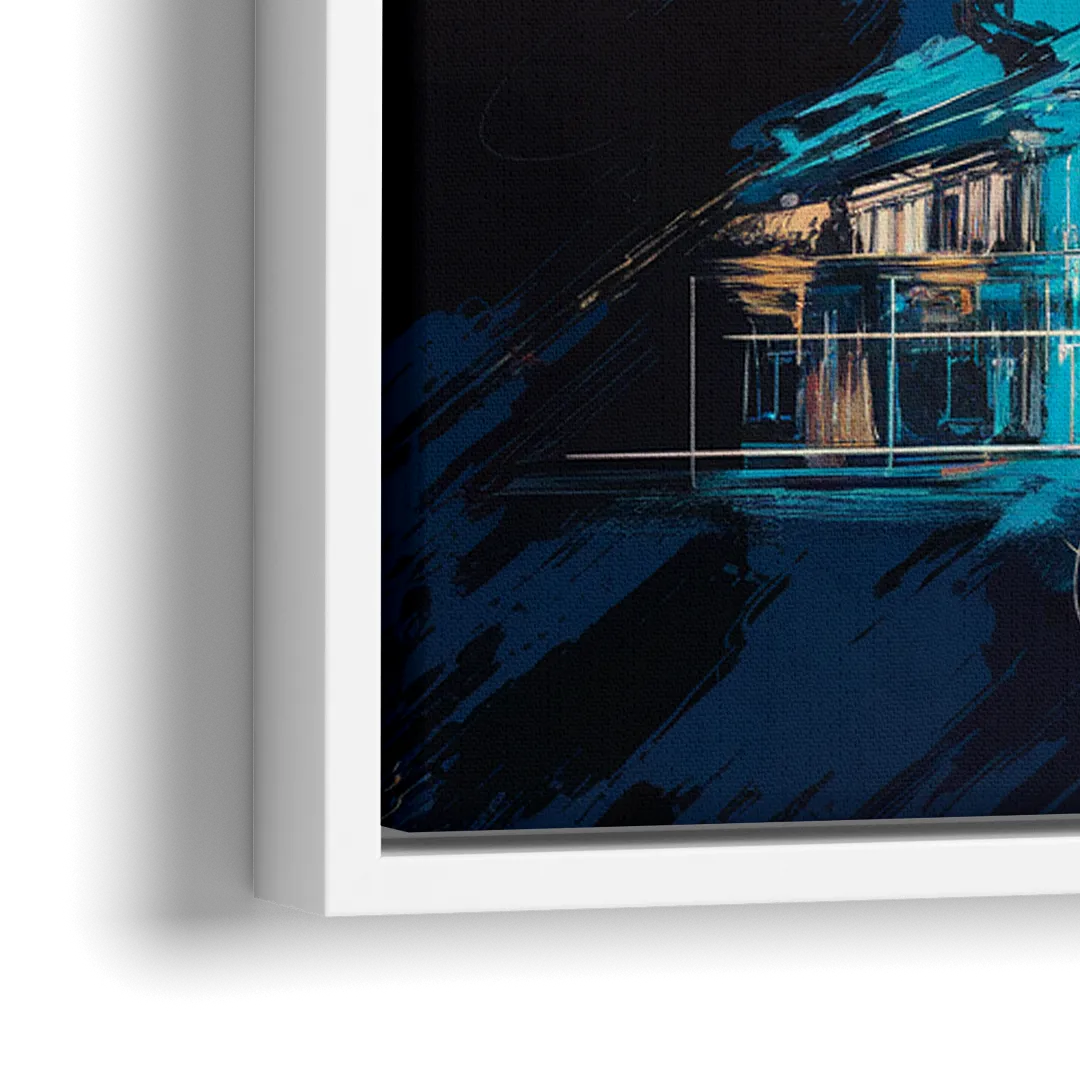 New Orleans Pelicans Basketball Spirit - Close-Up White Frame Canvas