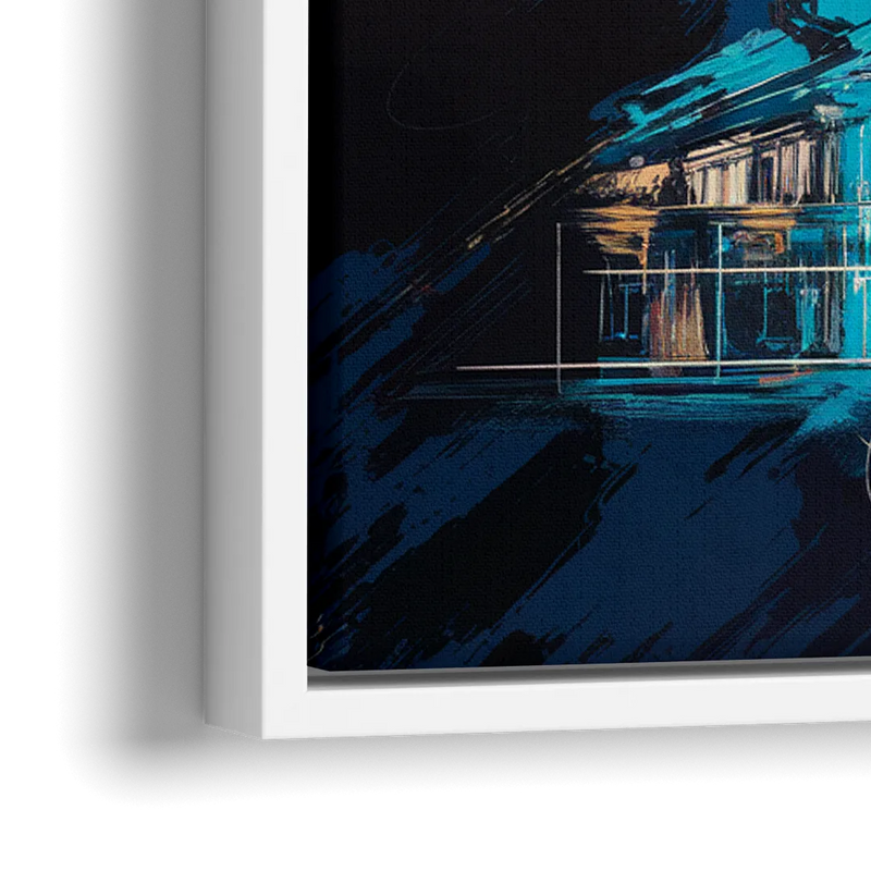 New Orleans Pelicans Basketball Spirit - Close-Up White Frame Canvas