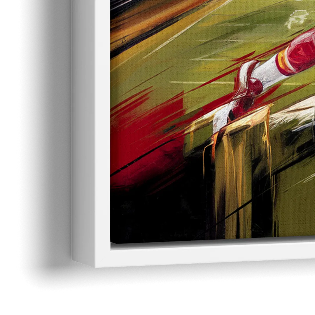 Kansas City Chiefs Game Day - Close-Up White Frame Canvas